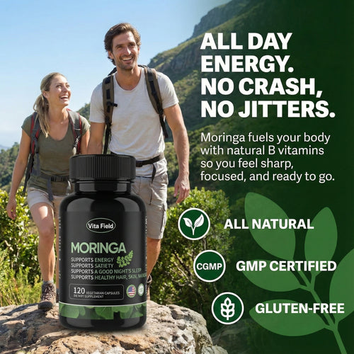 Vita Field Moringa SUPPORTS HEALTHY HAIR, SKIN, + NAILS