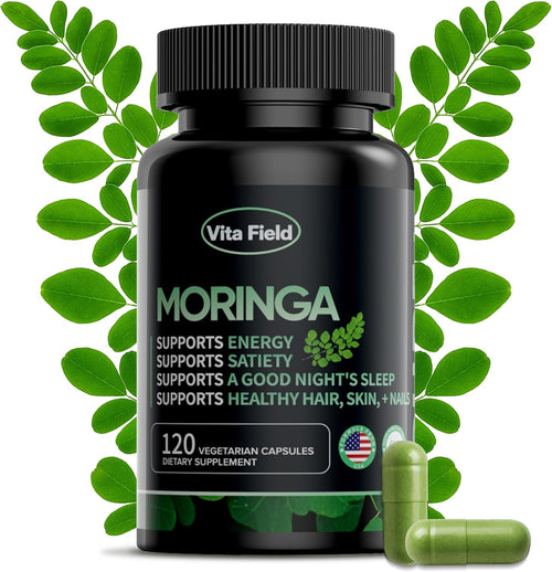 Vita Field Moringa SUPPORTS HEALTHY HAIR, SKIN, + NAILS