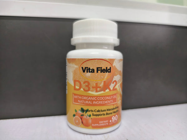 Vita Field D3+K2 WITH ORGANIC COCONUT OIL NATURAL INGREDIENTS